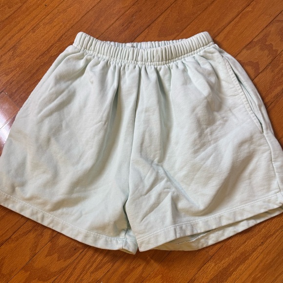 DAILY DRILLS 100% Cotton Drawstring Shorts in Surf Sz. XS/S - Picture 2 of 8